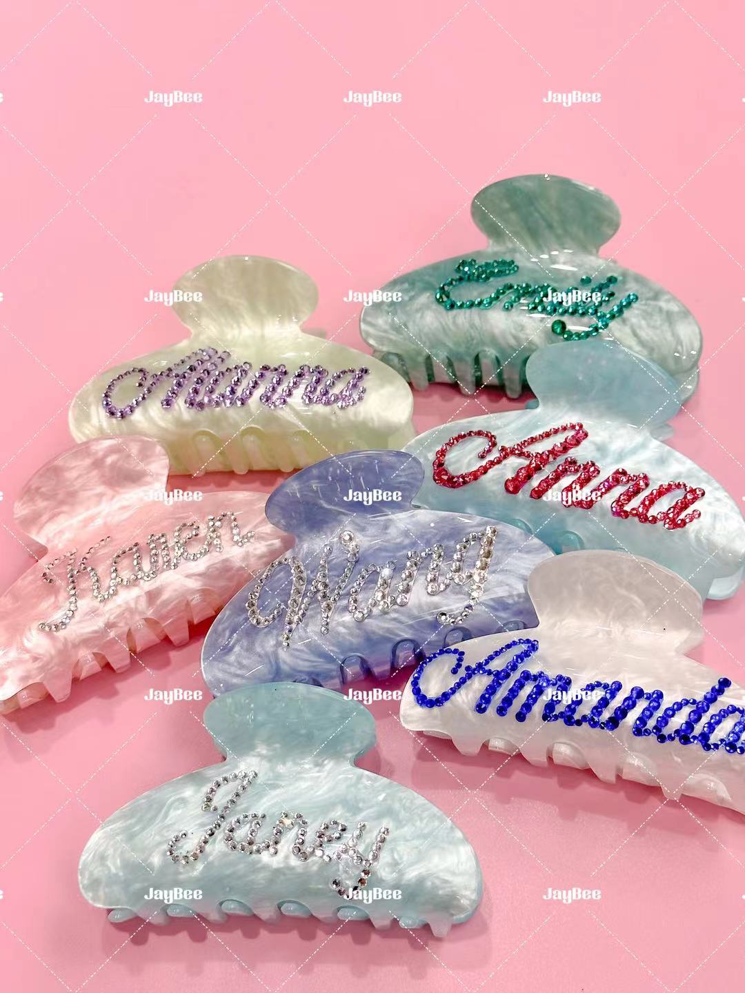 Personalized Rhinestone Hair Clip: Add Sparkle to Your Style
