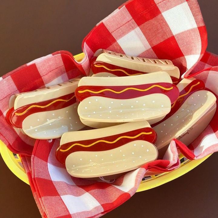 Hot Dog Hair Claw Clip - Sizzle in Style