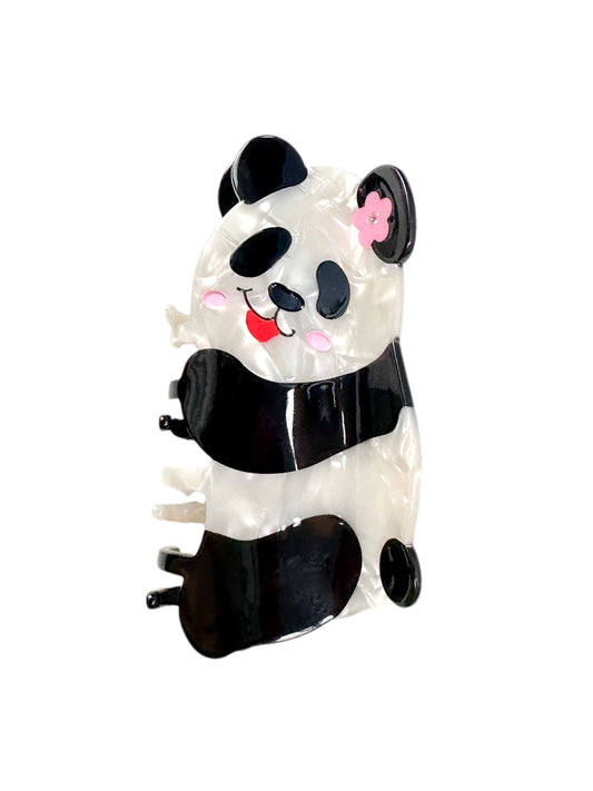 Panda Hair Claw Clip