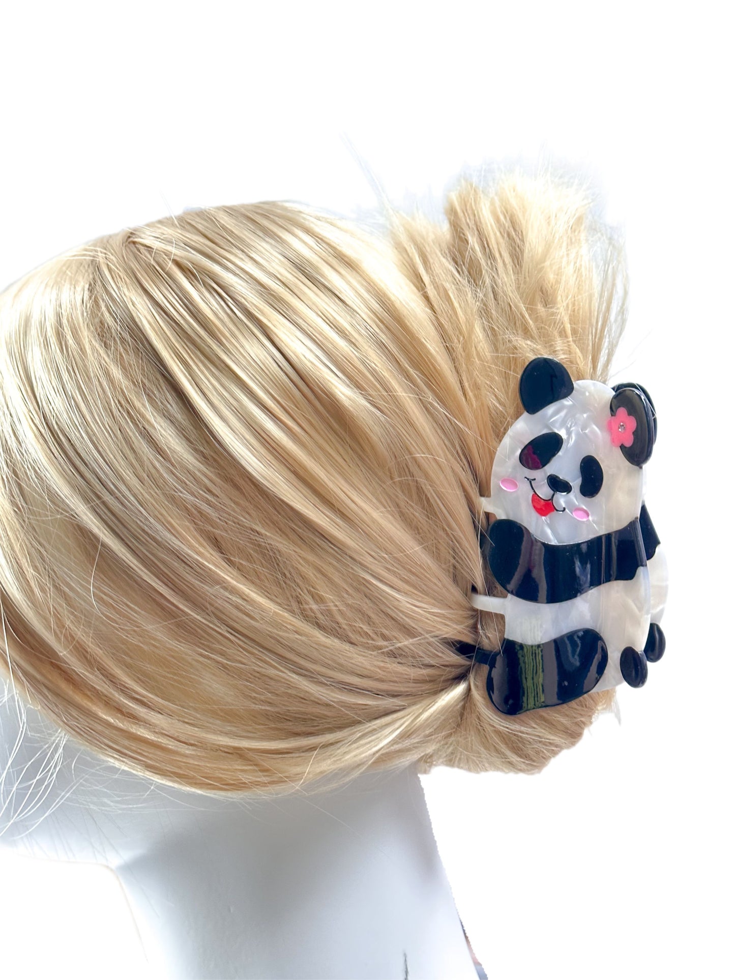 Panda Hair Claw Clip