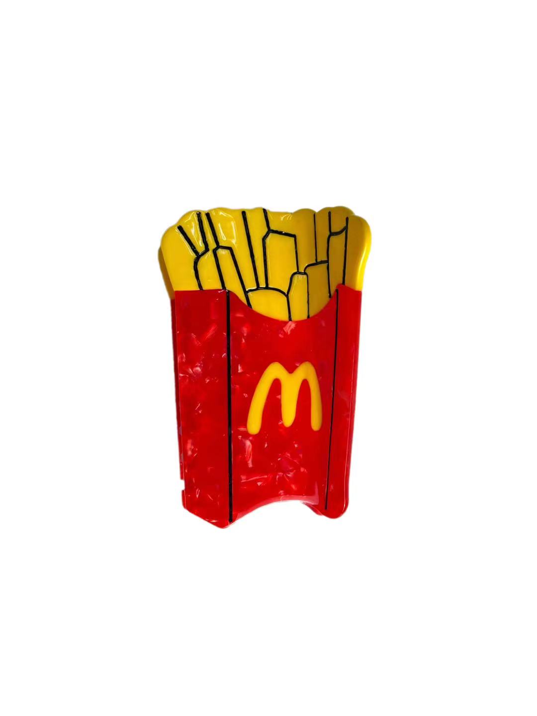 French fries hair claw