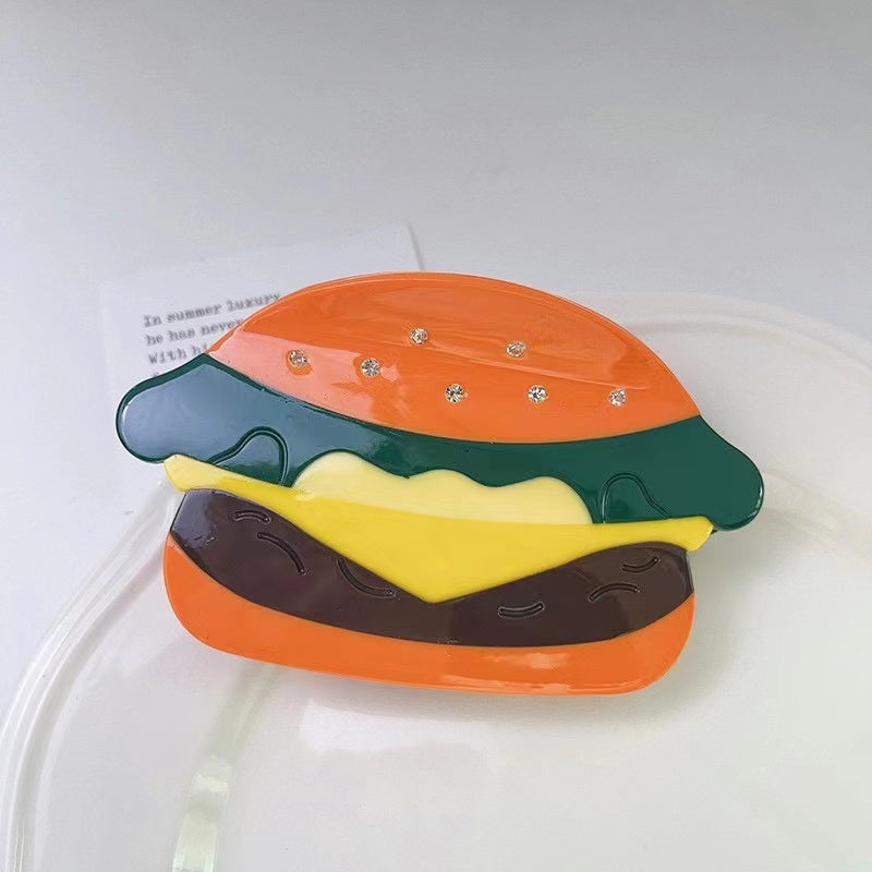 Hamburger Hair Clip Claw