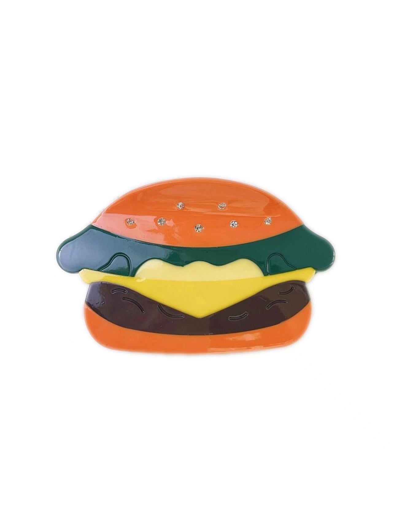 Hamburger Hair Clip Claw