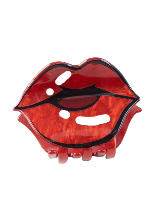 XOXO Lips Hair Claw Clip