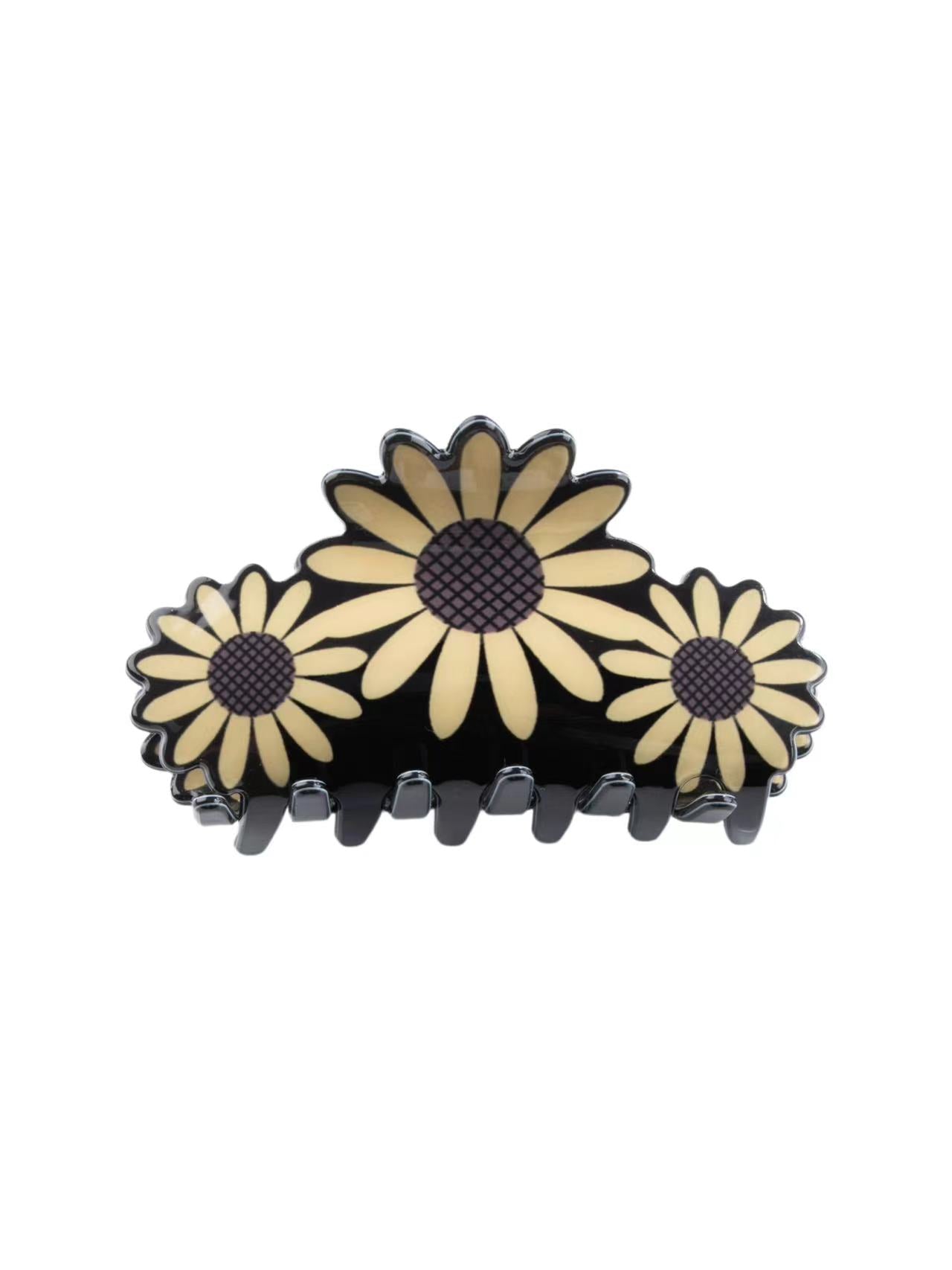 Daisy Hair Claw Clip YELLOW